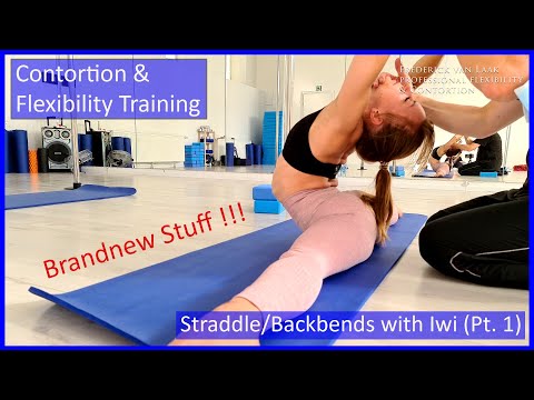 Contortion Training by Flexyart 207: Straddlesplits w. Iwi - Also for Yoga, Poledance, Ballet, Dance