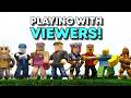 Roblox games - PLAYING WITH VIEWERS! 🔴