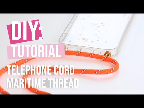 DIY Tutorial: “How do you make a telephone cord using maritime cord?”