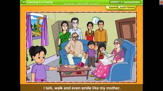 EVS Class 3  Ch 1 | Learning In a Family