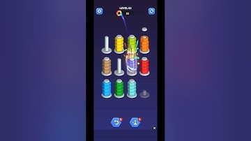 Nut sort - color puzzle game level 81 to 85