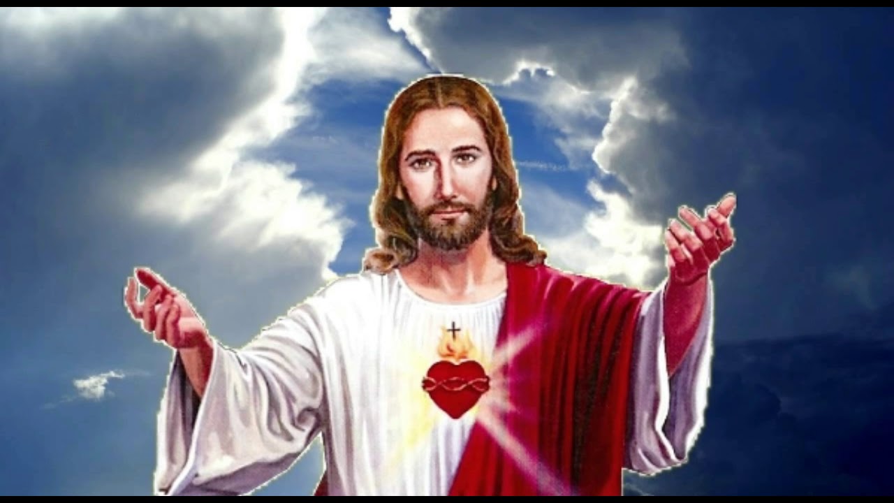 God of Roses Jesus Christ 赤 ロングカーディガン Rosary of the Holy Face of Our Lord Jesus Christ - YouTube