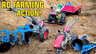 RC Diy Farming Setup  Disc Plow in Action Fields #RCAgriculture #RCMachines #MiniTractor