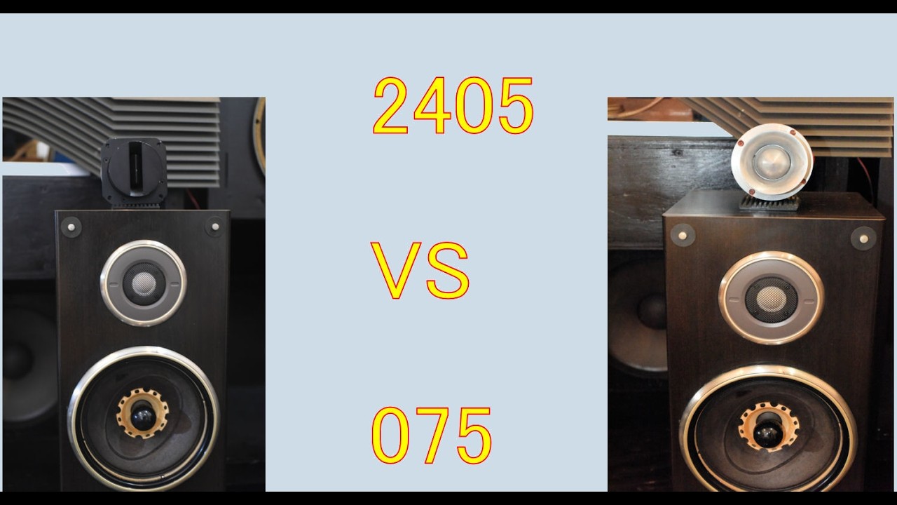 JBL 075 VS 2405 ④ - YouTube