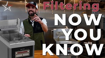 Now you know...filtering on the 320 & 340 Open Fryer