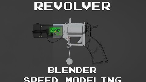 Revolver blender speed modeling