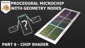Procedural Microchip - Blender 3.X Geometry Nodes Tutorial - Part 6
