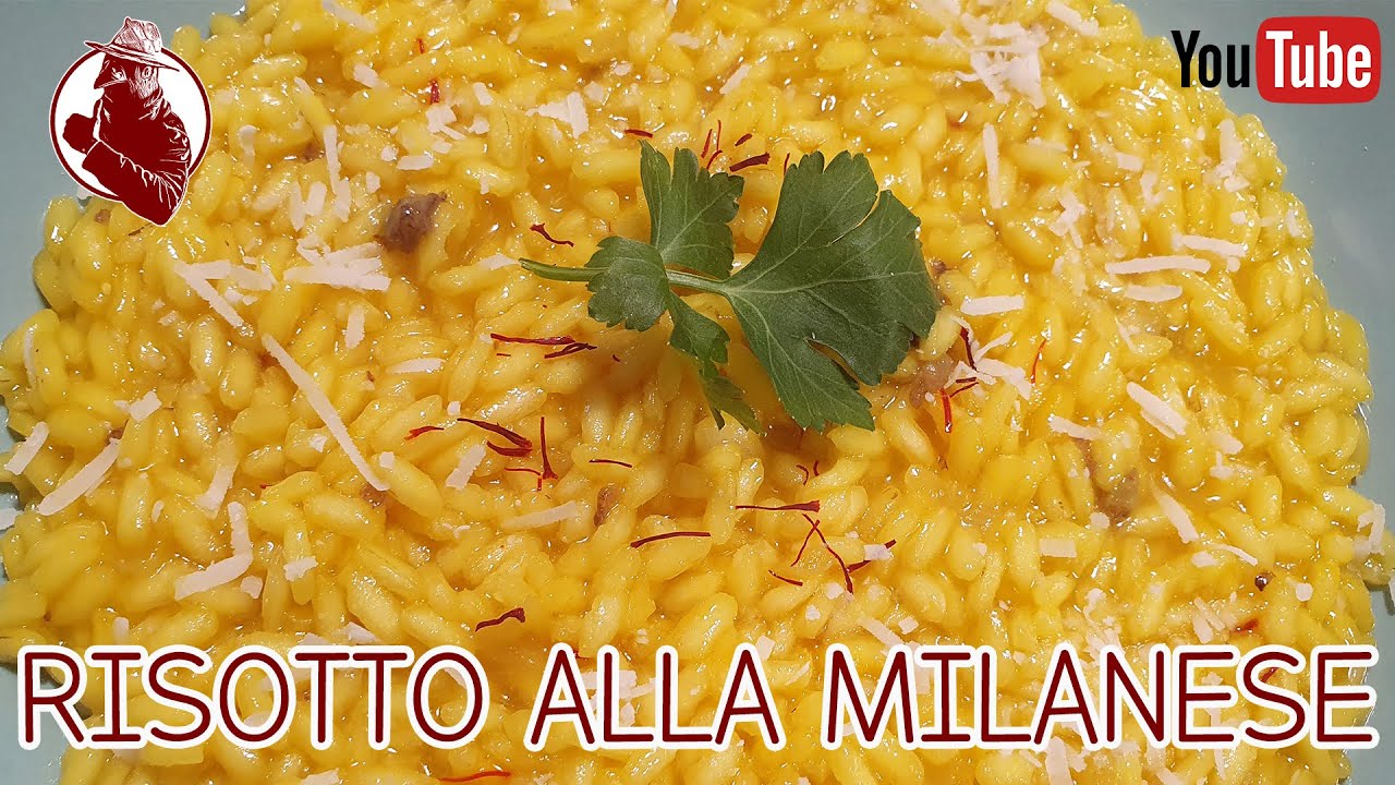 IL VERO RISOTTO ALLA MILANESE RICETTA ORIGINALE YouTube