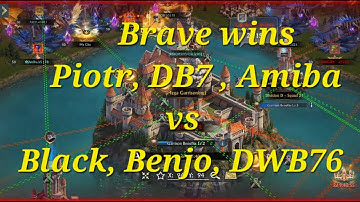 King of Avalon Brave Wins | Piotr, Amiba, DB7 vs Black, Benjo, DWB76 | Intense  fight Part 1