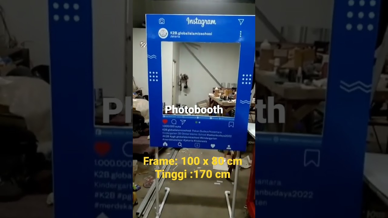 Photobooth Instagram 100 x 80 cm