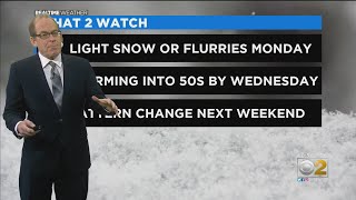 Chicago Weather: Light Snow Or Flurries Monday
