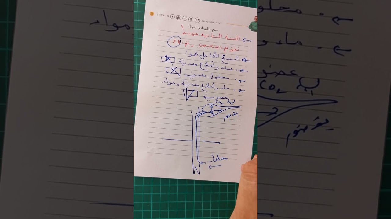 تقويم تشخيصي رقم 19 للسنة الثانية متوسطة