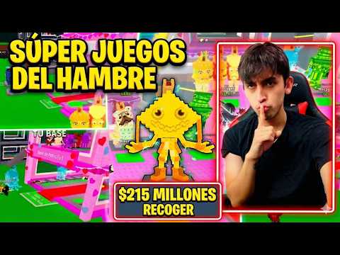 HICE LOS "SÚPER JUEGOS DEL HAMBRE" EN STEAL A BRAINROT POR UN KETUPAT DE ORO Y PASÓ ESTO