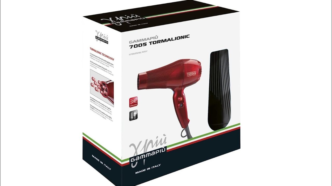 Gammaاستشوار جاما الإيطالى   Dryer 7005 Turbo @ahmeddiab4239 Tormalionic 2500W