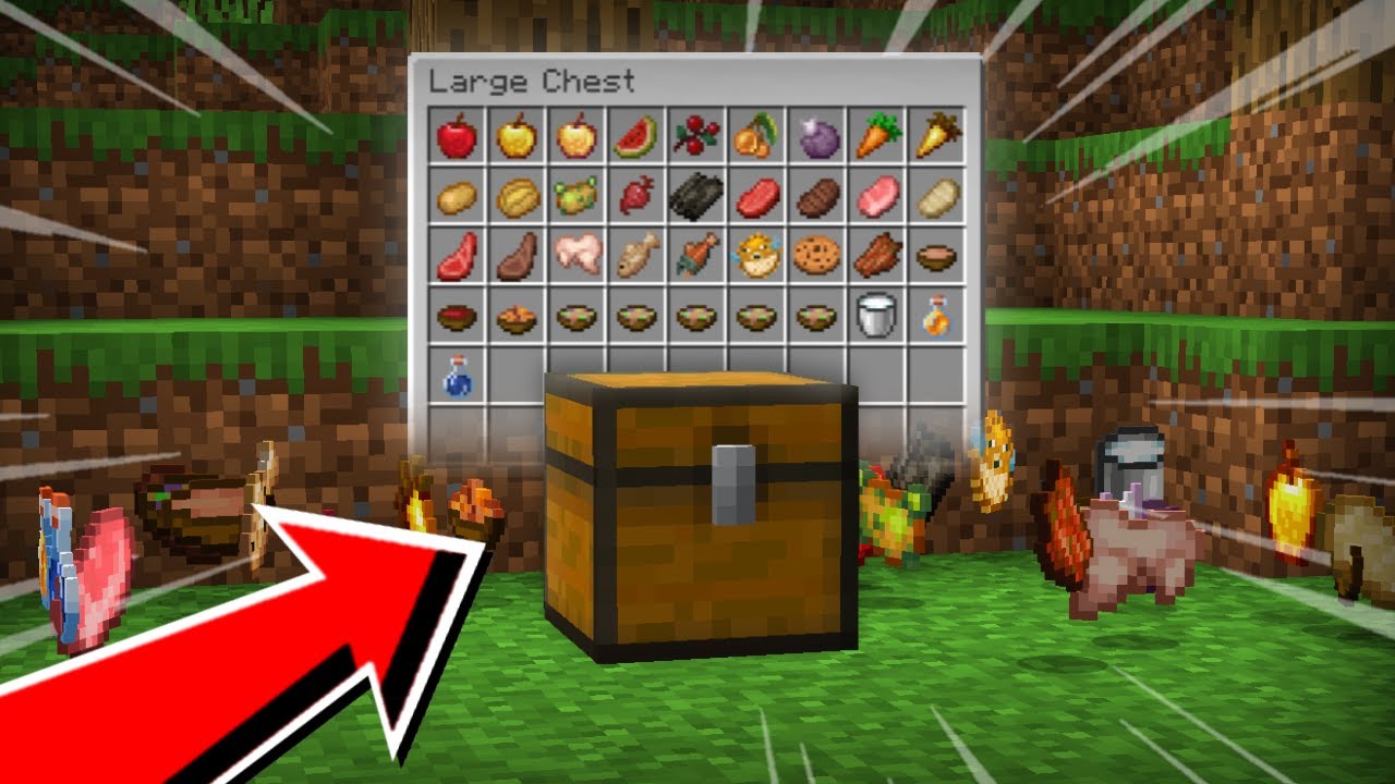 MINECRAFT ale MUSZĘ ZDOBYĆ KAŻDE JEDZENIE w 24H!