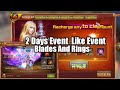 Like Event | Blades And Rings