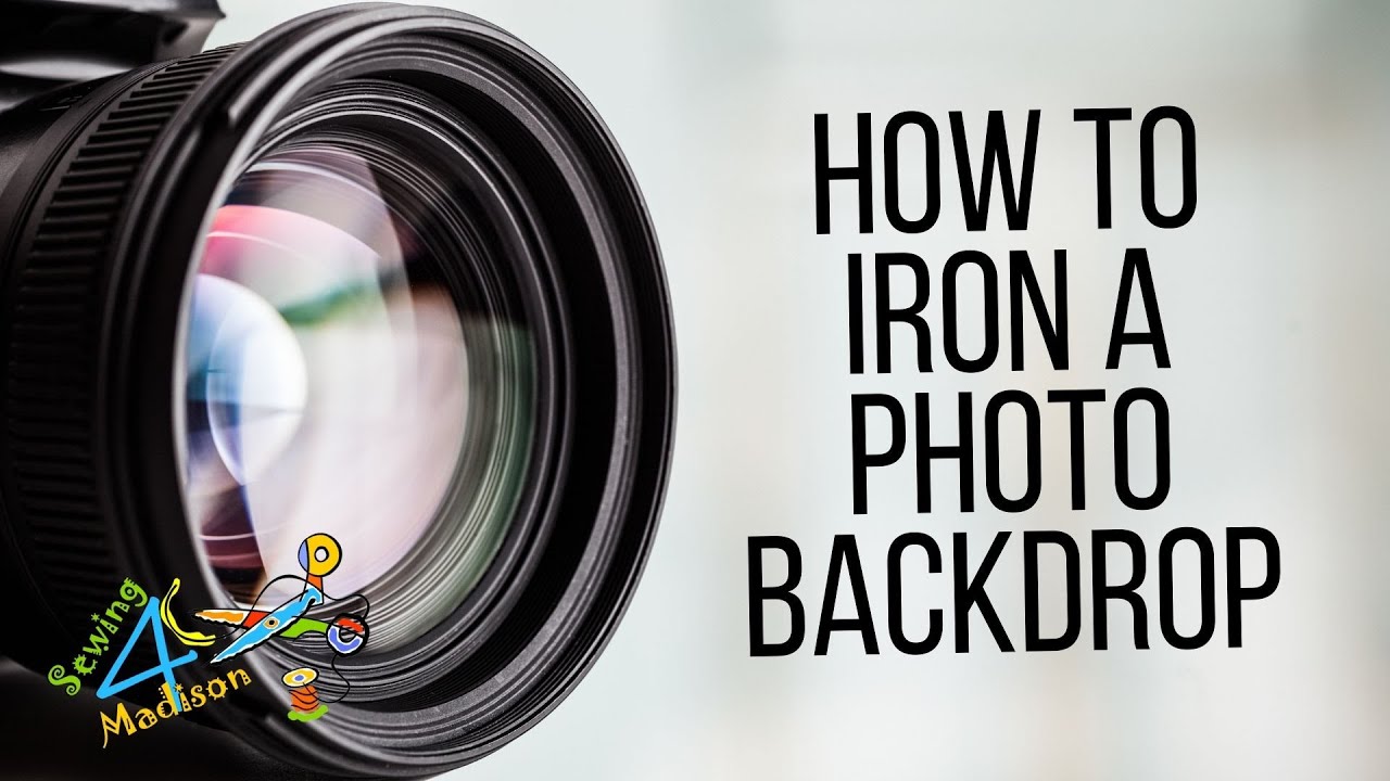 How to iron a photo backdrop photography backdrops DIY photo