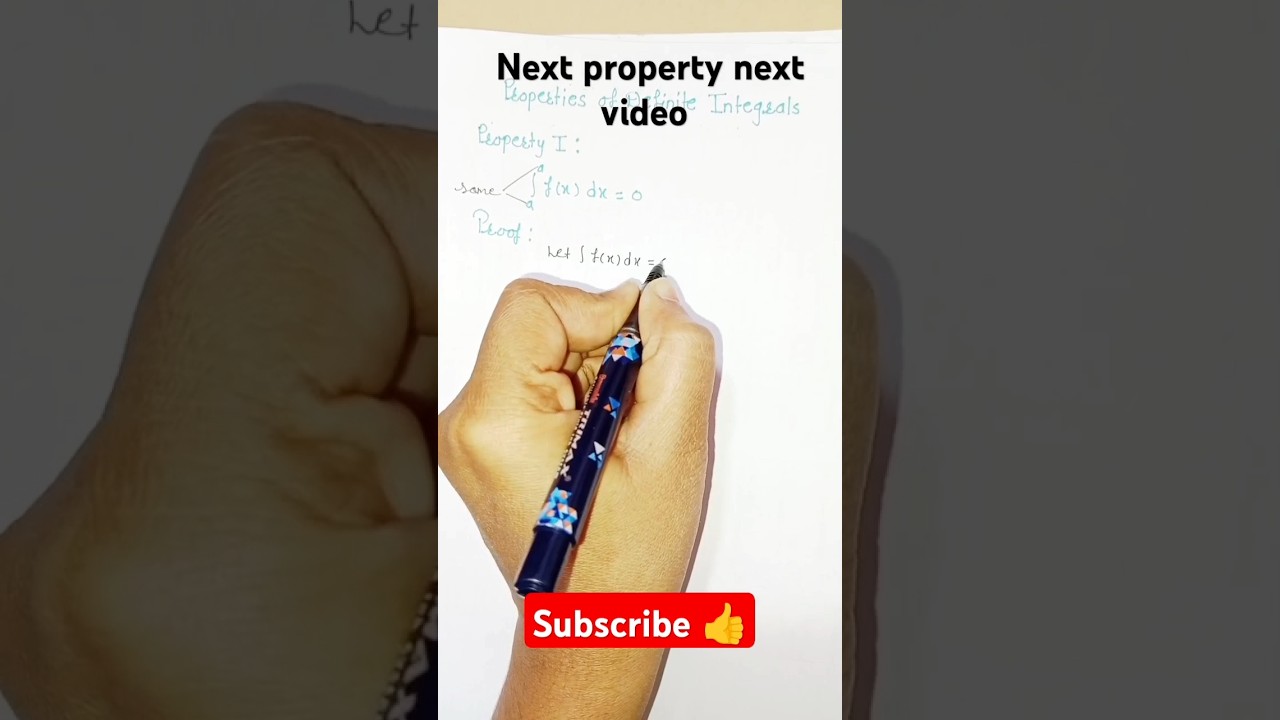 Definite Integration property