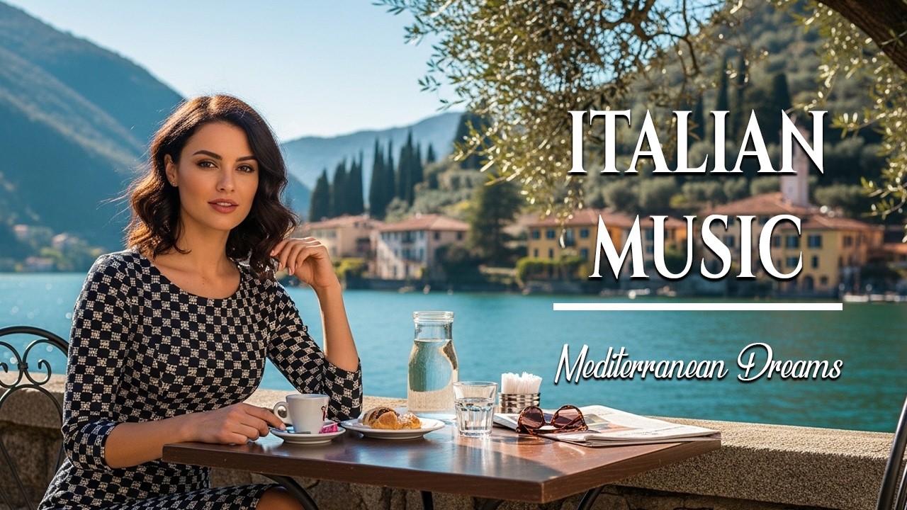 🇮🇹 Romantic Mediterranean Instrumental 🌊 Amalfi Coast & Lake Como 4K Escape