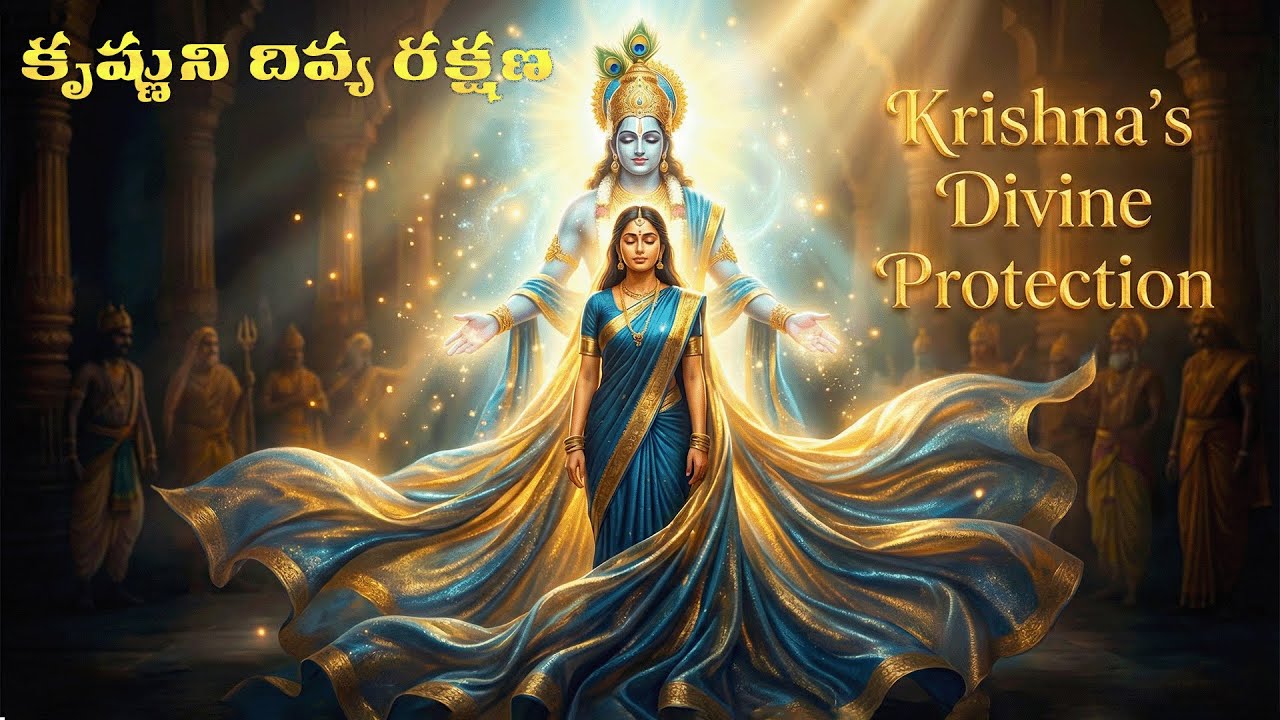 Draupadi Vastraharan in Mahabharata | Krishna’s Divine Protection | Epic Mythological Story