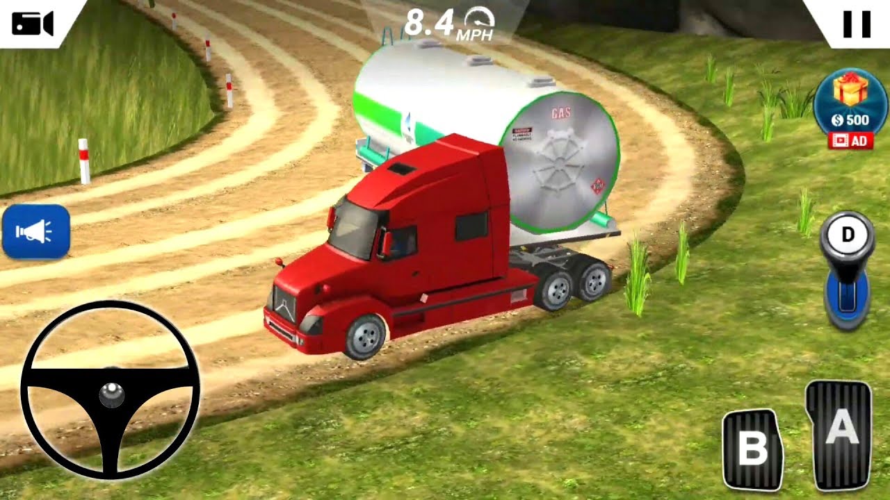 Offroad Oil Tanker Transport Truck Simulator 2019 - Android Gameplay