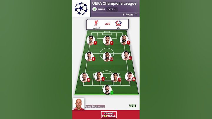 🔴 Liverpool .vs Lille | LINE UP & Starting (Liverpool) XI [live] 🔴 | UEFA Champions League 2024/25
