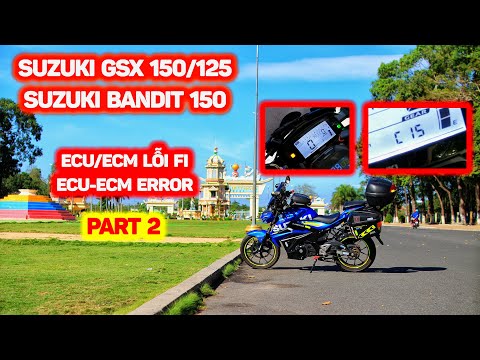 Suzuki GSX S150 - Fi error/ECU/ECM P2: C15 error code ? How to fix