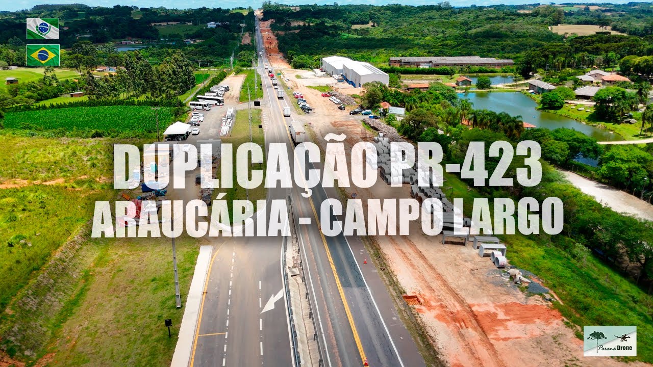 Obras de Duplicação da PR-423 em Araucária PR