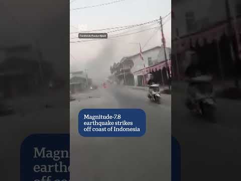 Magnitude-7.8 earthquake strikes off coast of Indonesia | ABC NEWS