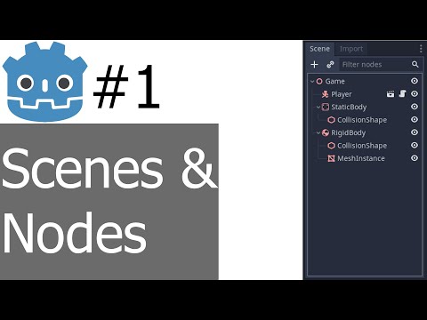 Godot Beginner Tutorial #1 - Nodes and Scenes