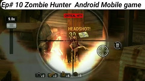 Zombie Hunter Apocalypse Android Gameplay   Shooting game Walkthrough Part # 10 IOS , Android mp4