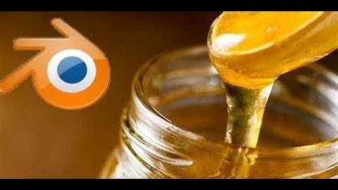 How to simulate HONEY in blender!