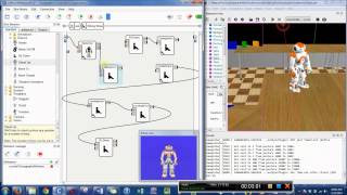 Testing NAO Motions in Choregraphe and Webots