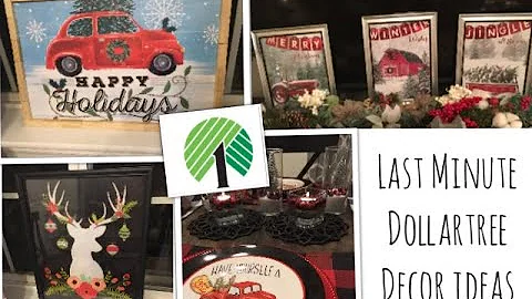 Last Minute Christmas Decor Ideas-Dollartree