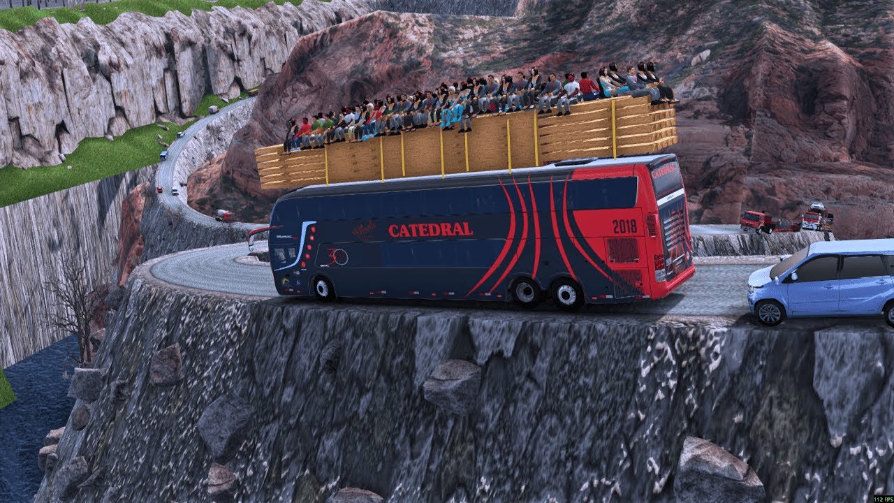 Journey to the Edge 🌪️ Scariest Bus Drive on the World’s Most Dangerous Mountain Roads #13