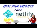 how to host website free Life time, इंटरनेट पर html css, js कोड को फ्री में कैसे होस्ट करें Netlify.