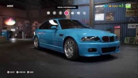 Need For Speed Payback: BMW M3 E46 Customization