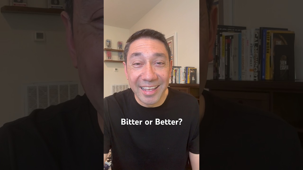 BAD HOCKEY GAME. Do you become bitter or better? 