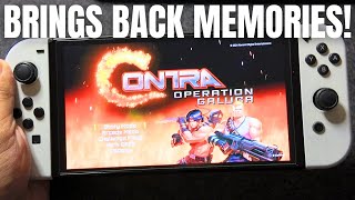 Contra: Operation Galuga on the Nintendo Switch OLED Gameplay!