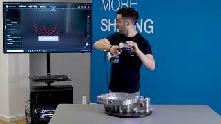3D Scan Process in Laser Scan Mode with EinScan HX