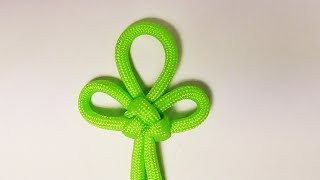 "How To Tie The Clover Diamond Knot"