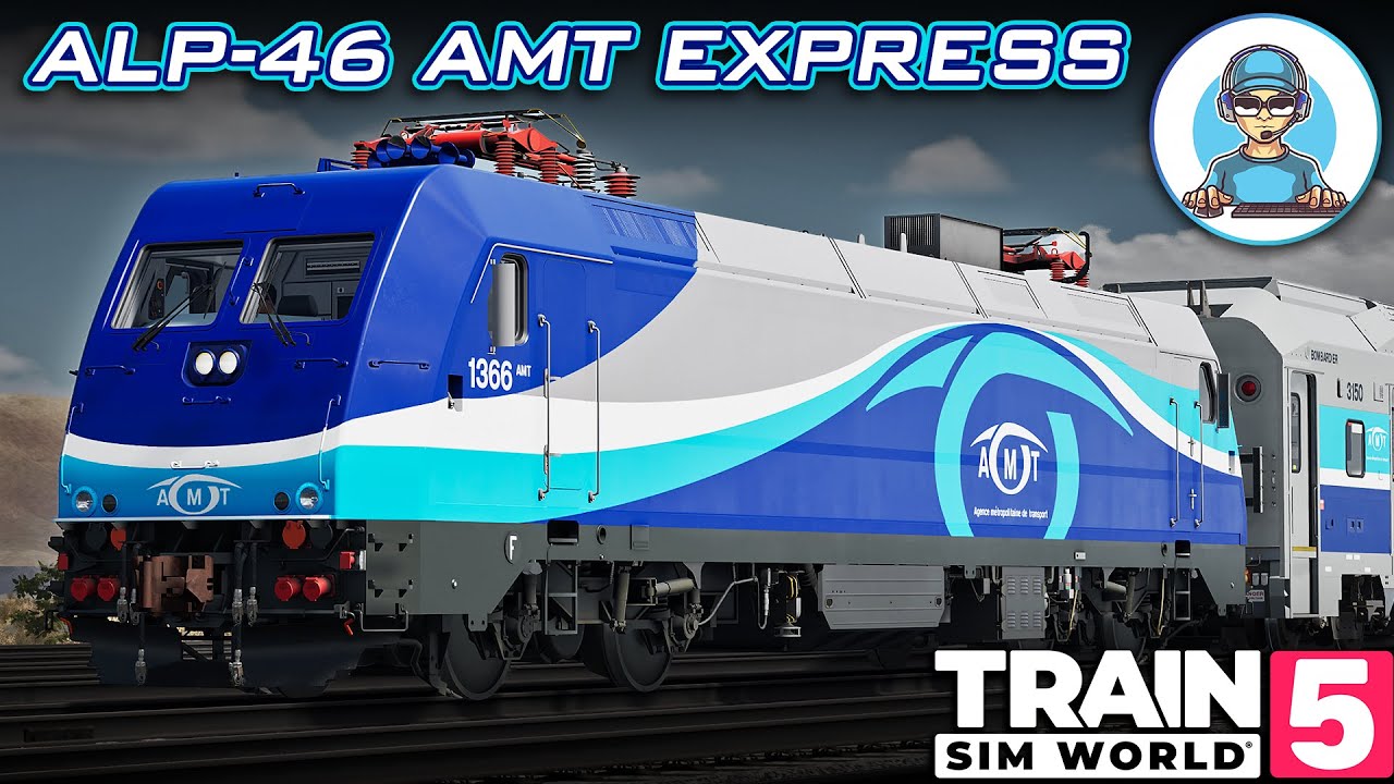 Satisfying ALP-46 Agence Métropolitaine de Transport (AMT) (Custom Livery) 