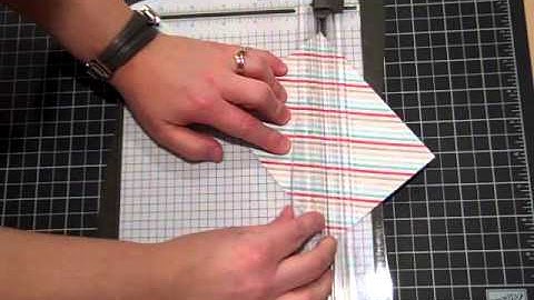 How to make a Crisscross Card