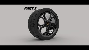 Tutorial solidworks - lamborghini aventador Rim- #2