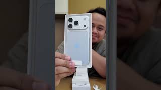 Unboxing iPhone 18 Pro Silver 512GB + Clear Case + Crossbody Strap + 40W Dynamic Power Adapter
