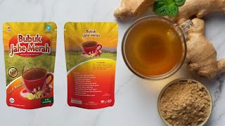 Bubuk Jahe Merah Produk TP PKK Kabupaten Simalungun #bubukjahe #bubukjahemerah #minumansehat #jahe