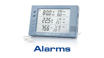 Memory-Loc Datalogging Traceable Hygrometer Alarm Instructional Video
