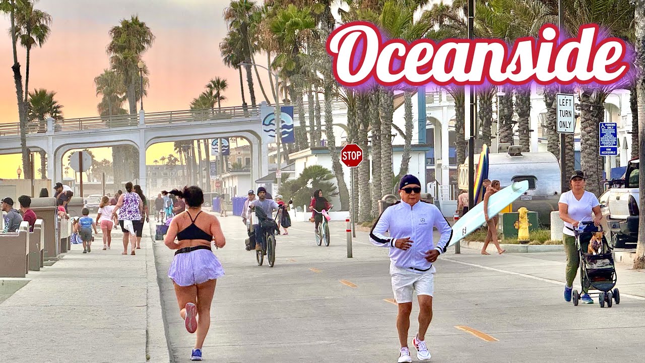 Oceanside Beach California Walking Tour 🌴☀️