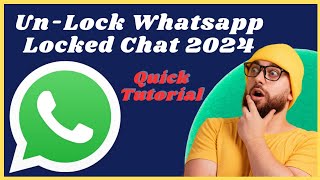 How to open chat lock in whatsapp android l How to lock whatsapp chat unlock - Full Guide screenshot 5