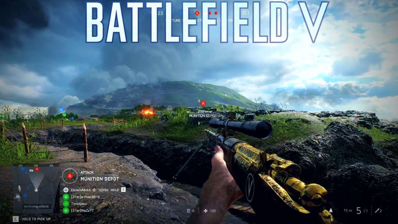 Battlefield 5 | Breakthrough Gameplay | Sniper Gameplay  (No Commentary)